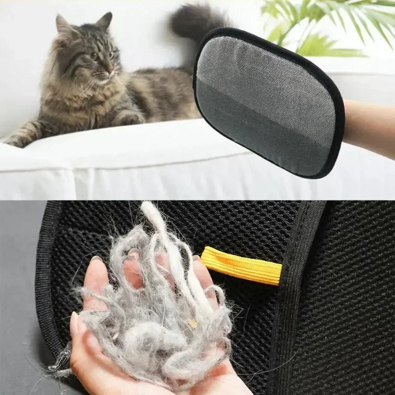 Pet Hair Removal Gloves Depilation Brushing Tools For Dog Cat Cleaning Soft Grooming Brush Efficient Hair Remover From Clothes