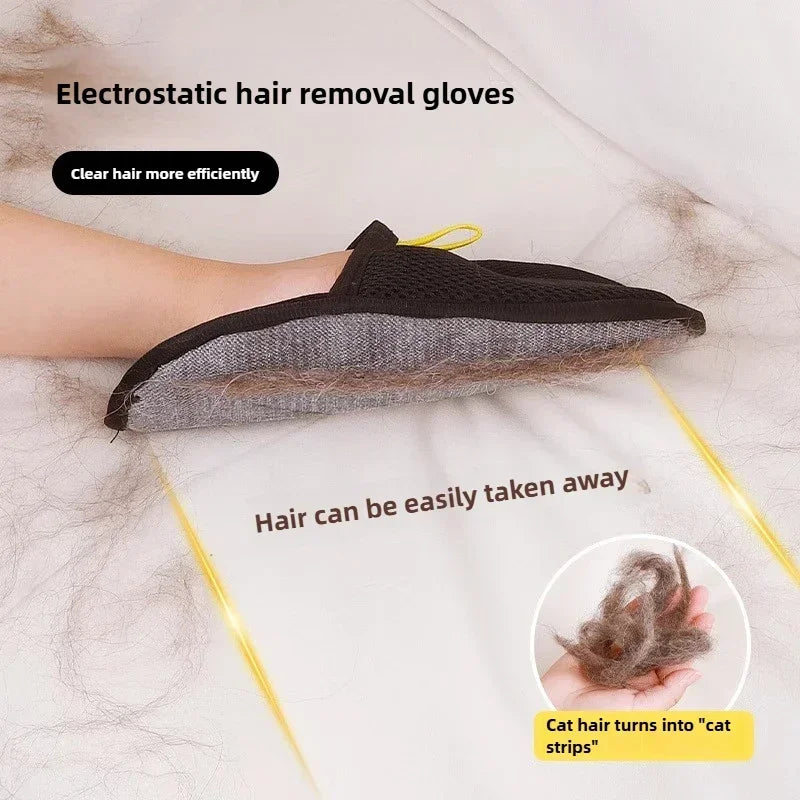 Pet Hair Removal Gloves Depilation Brushing Tools For Dog Cat Cleaning Soft Grooming Brush Efficient Hair Remover From Clothes